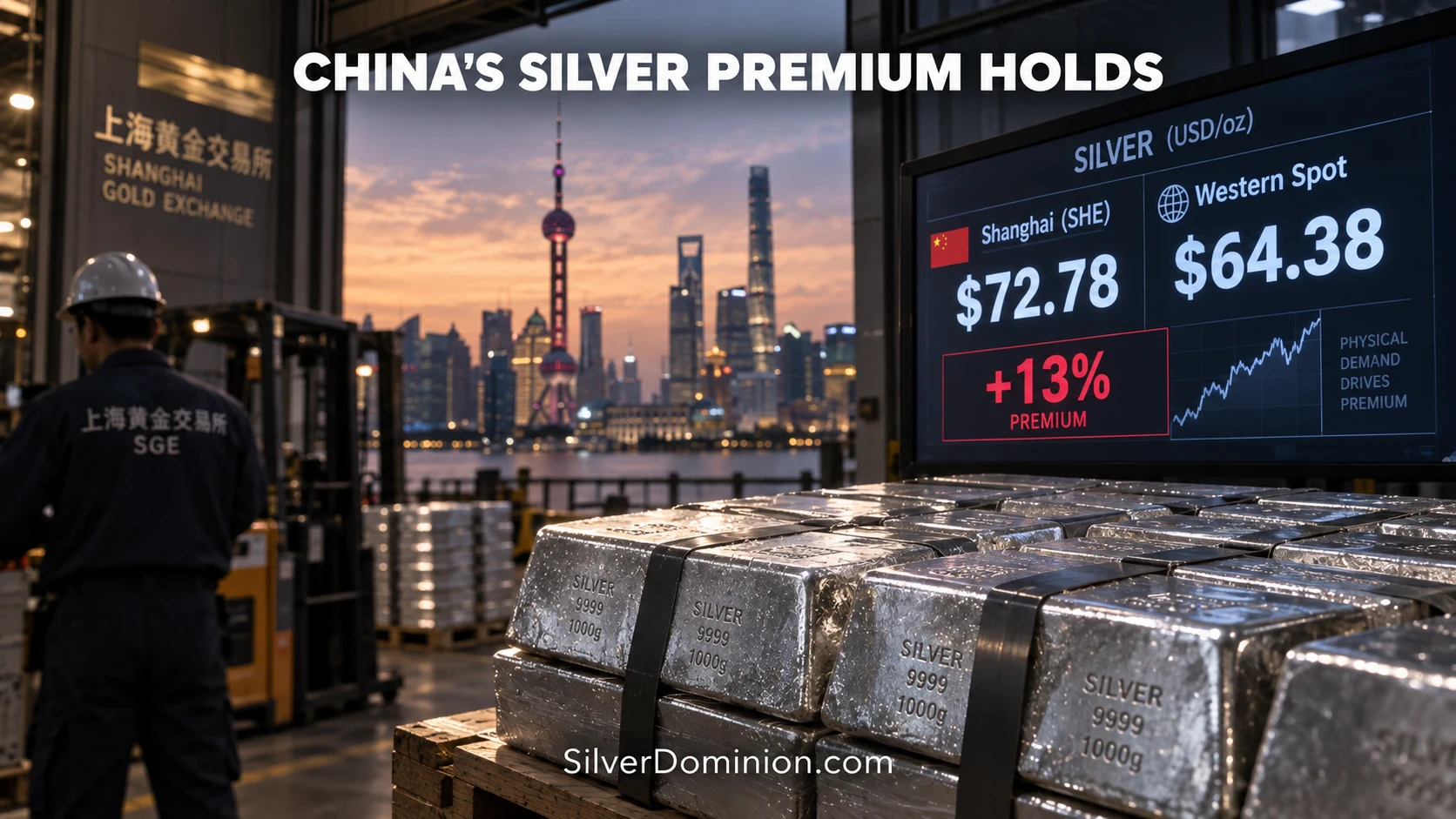 China Is Still Paying Much More for Silver China Is Still Paying Much More for Silver