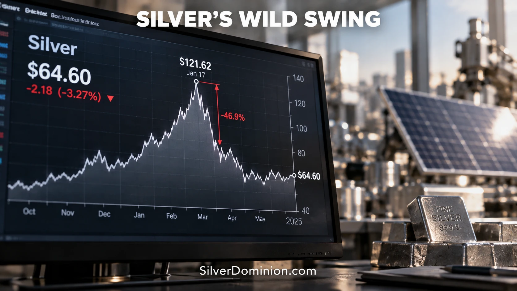 Silver Is Still 47% Below Its High