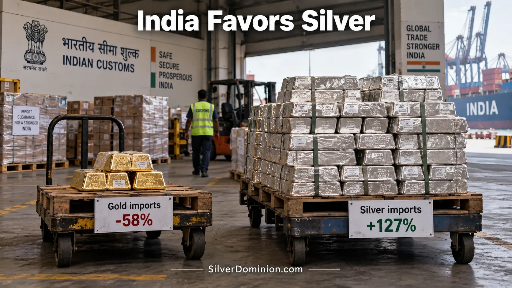 India just showed a completely different story for gold and silver