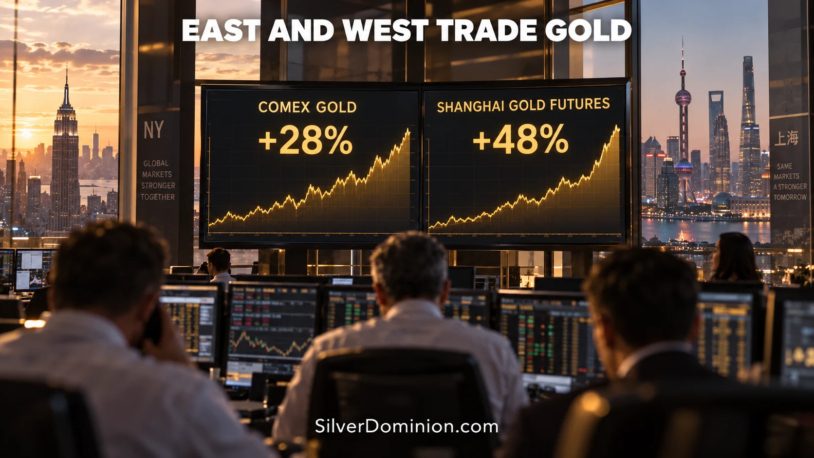 Gold Trading Activity Is Rising on Both Sides of the World